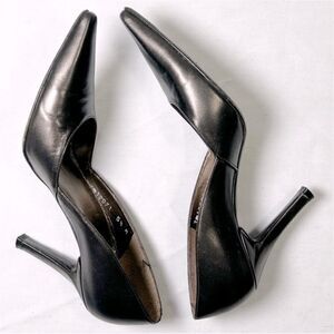 Stuart Weitzman Leather Metallic Pumps